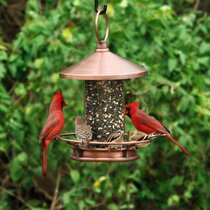 Wayfair | Metal Tube Bird Feeders You'll Love in 2023